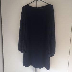 White House Black Market Navy Blue Dress Size 8